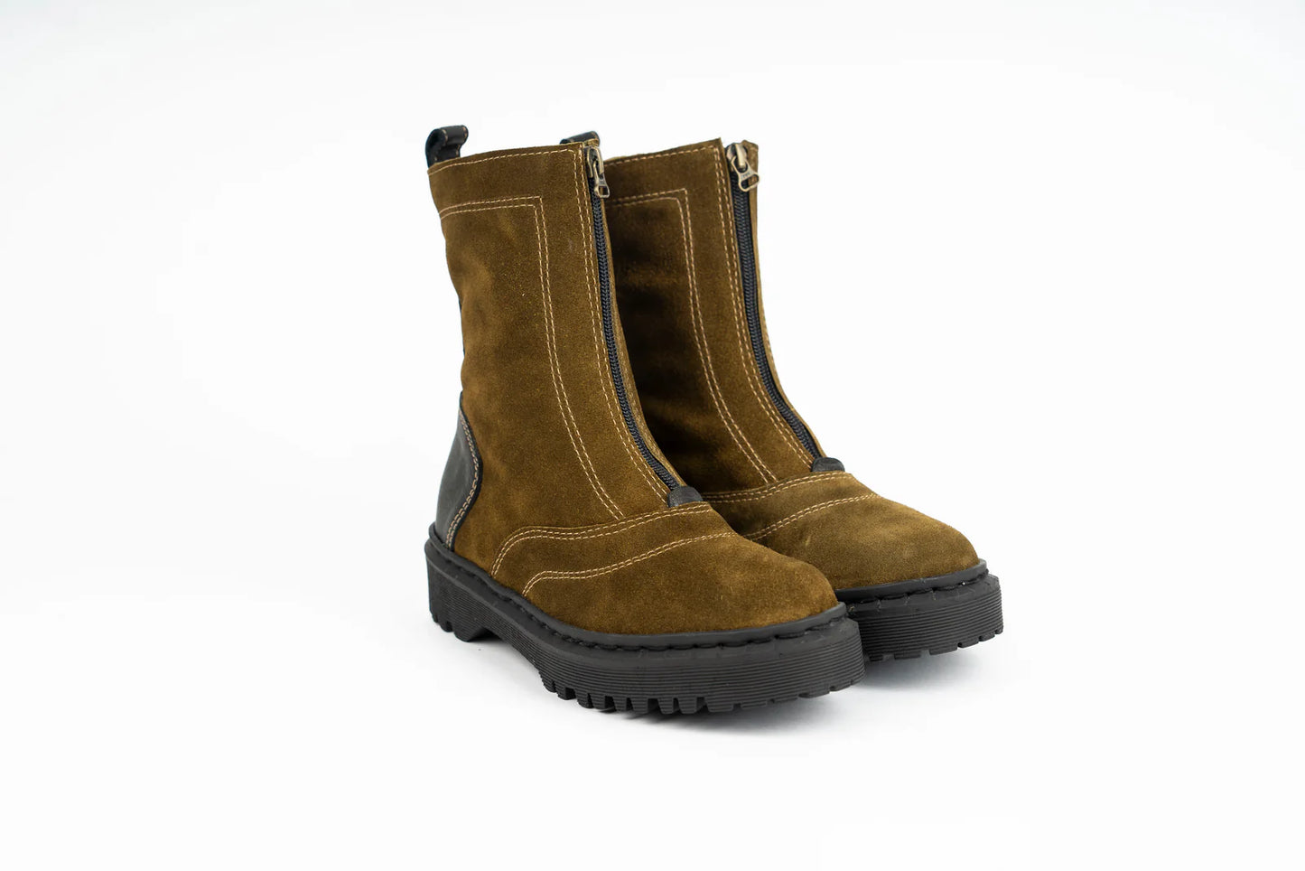 BOTA LULI VERDE GAMUZA