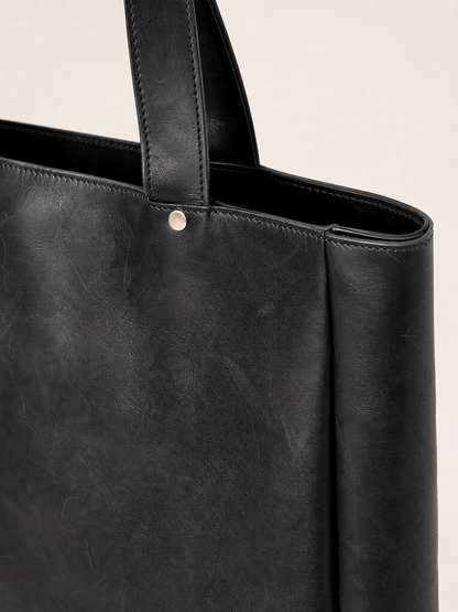 bolso Cinnamon leather black