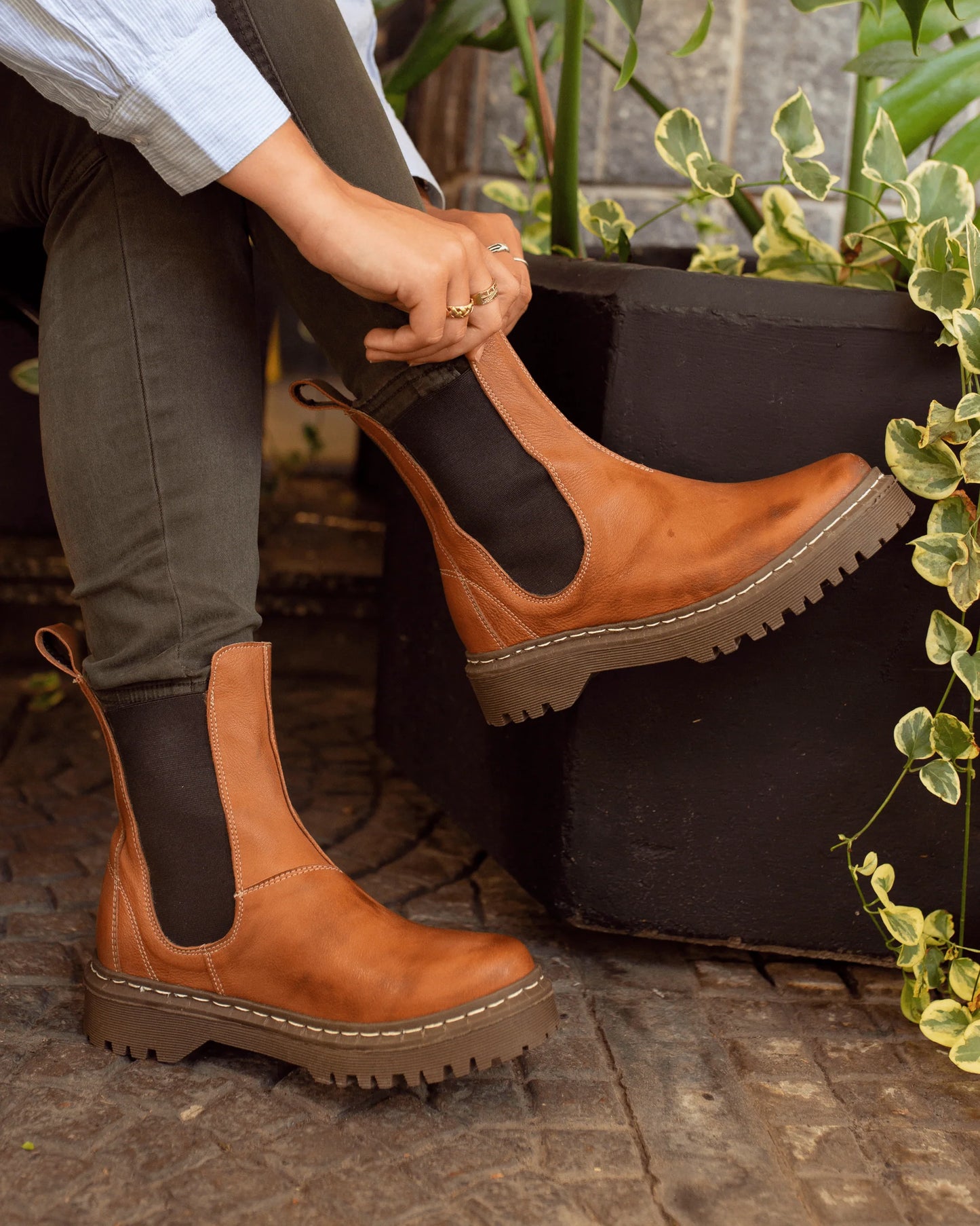 BOTA ´BAKER´ TERRACOTA
