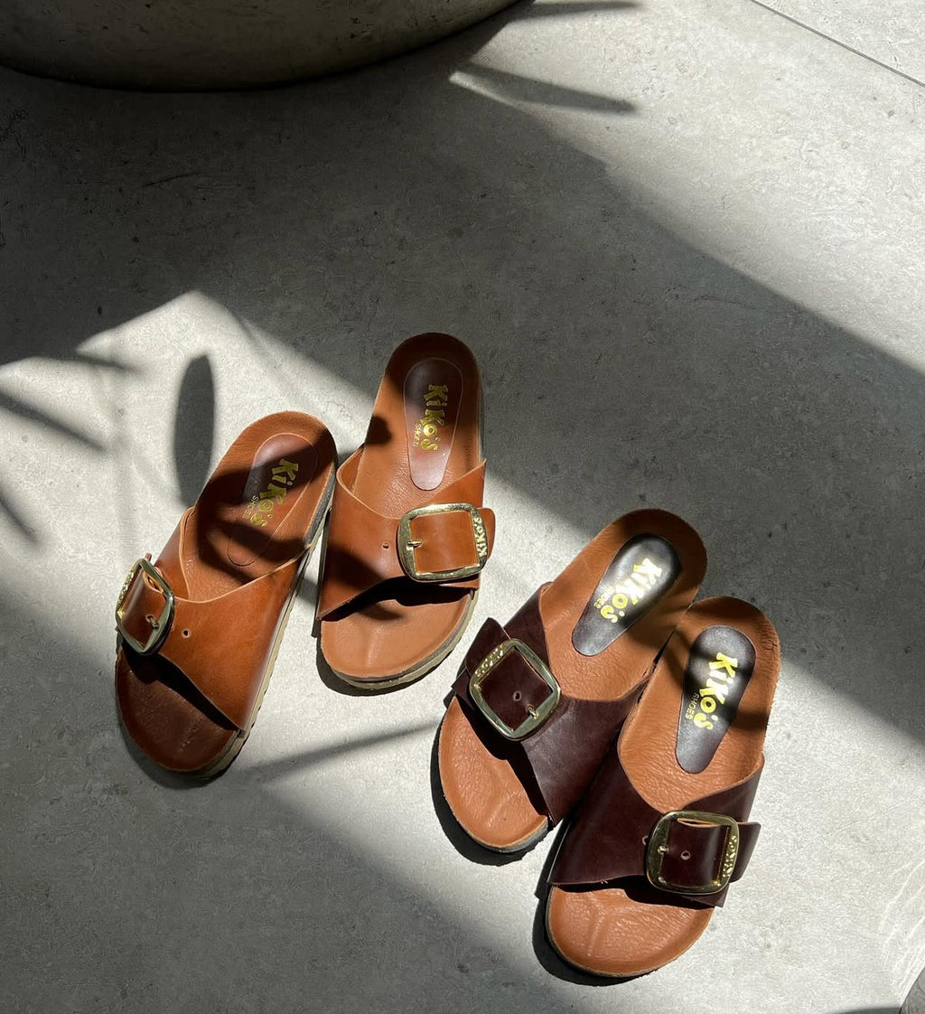 SANDALIA CLOVER 1 HEBILLA WHISKY