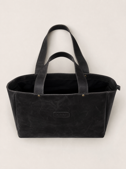 bolso Cinnamon leather black