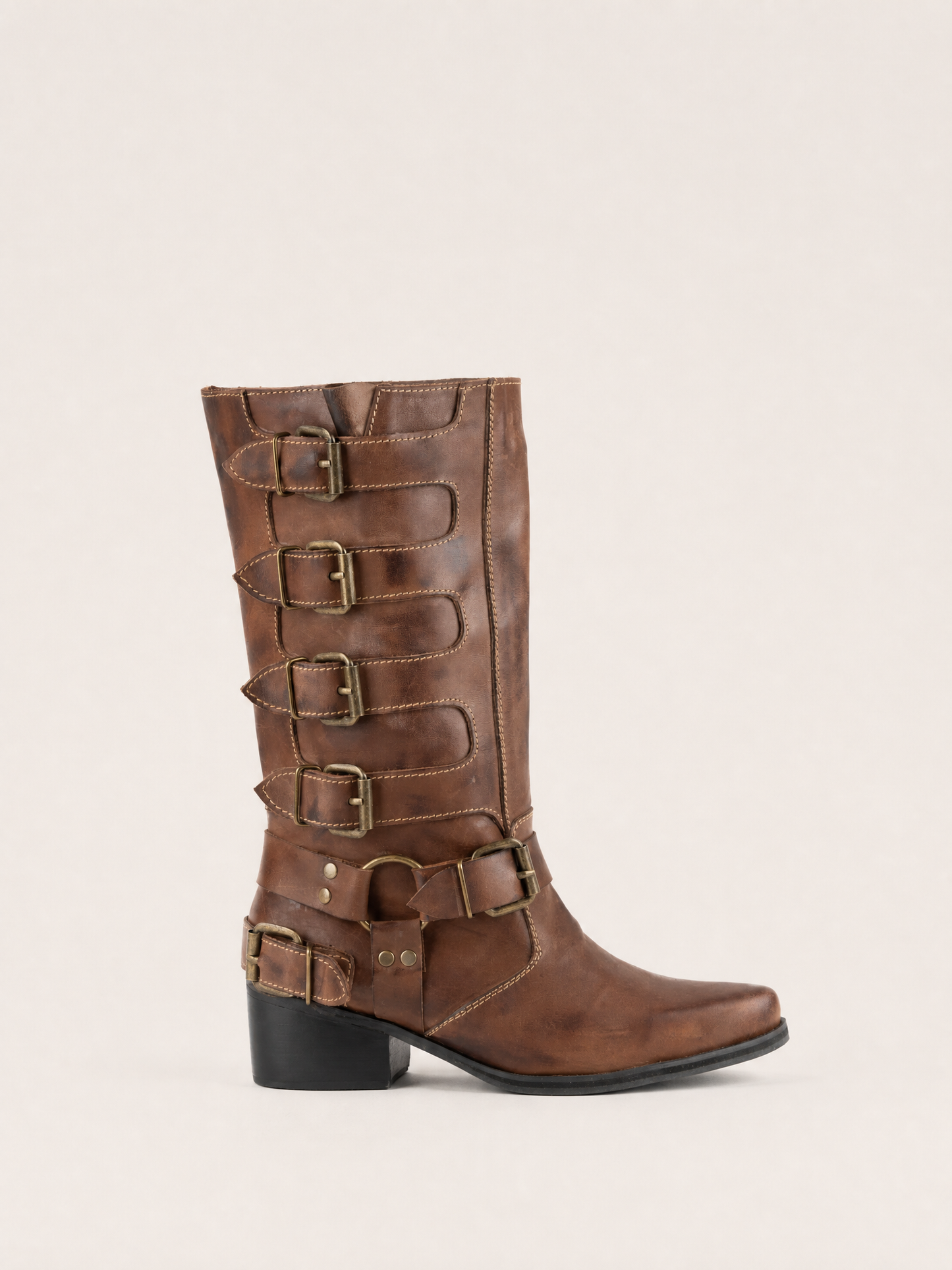 BIKER BOOT LARA CHOCO