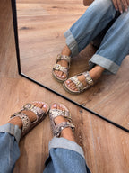 SANDALIA CLOVER reptil