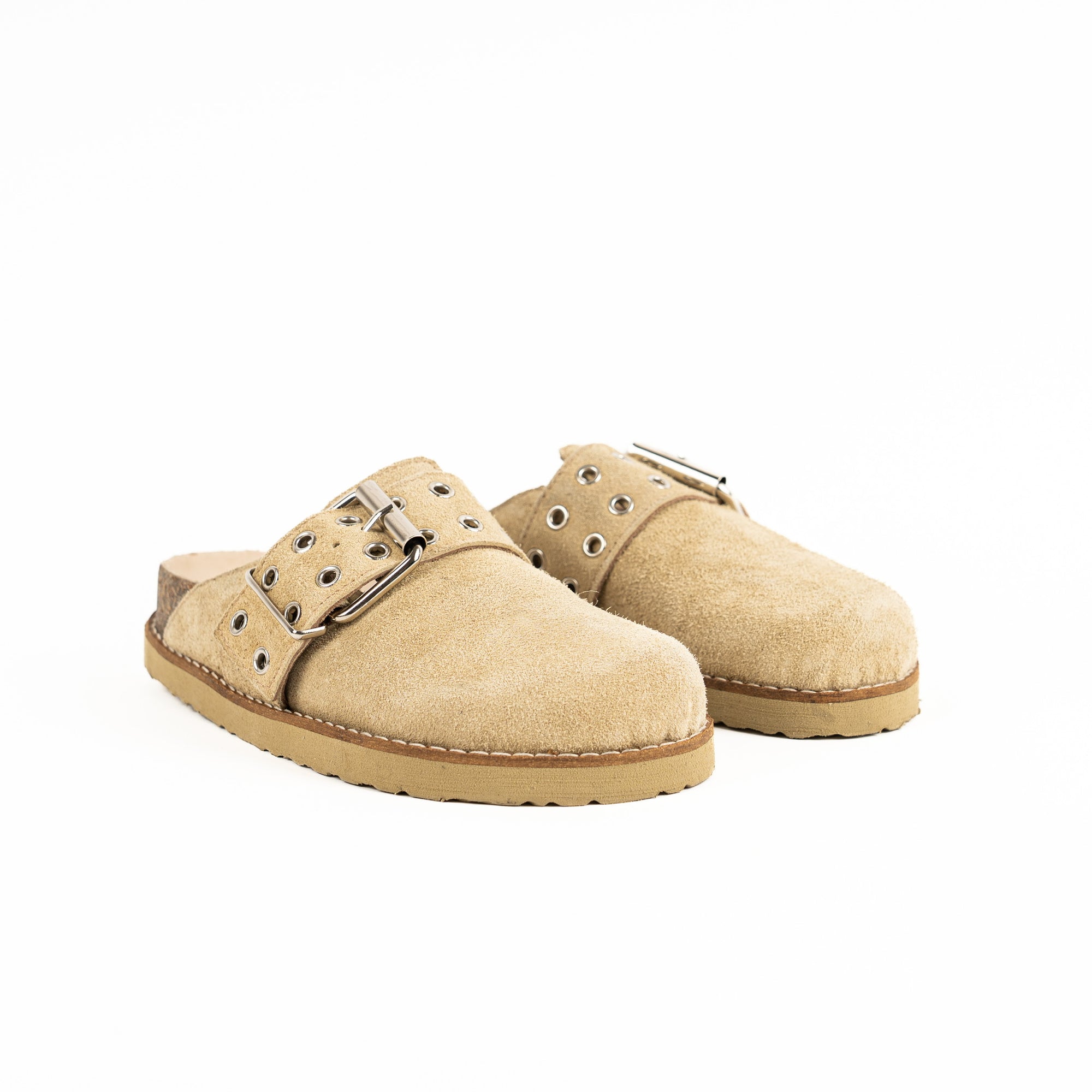 ZUECO BIMBA GAMUZA NATURAL