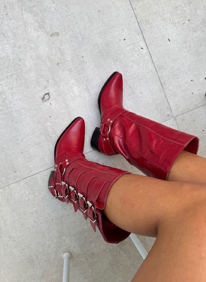 BIKER BOOT LARA NEGRO