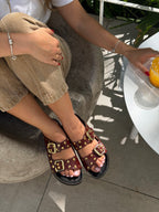 SANDALIA MIA bordeaux