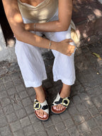 SANDALIA CLOVER 1 HEBILLA LEOPARDO