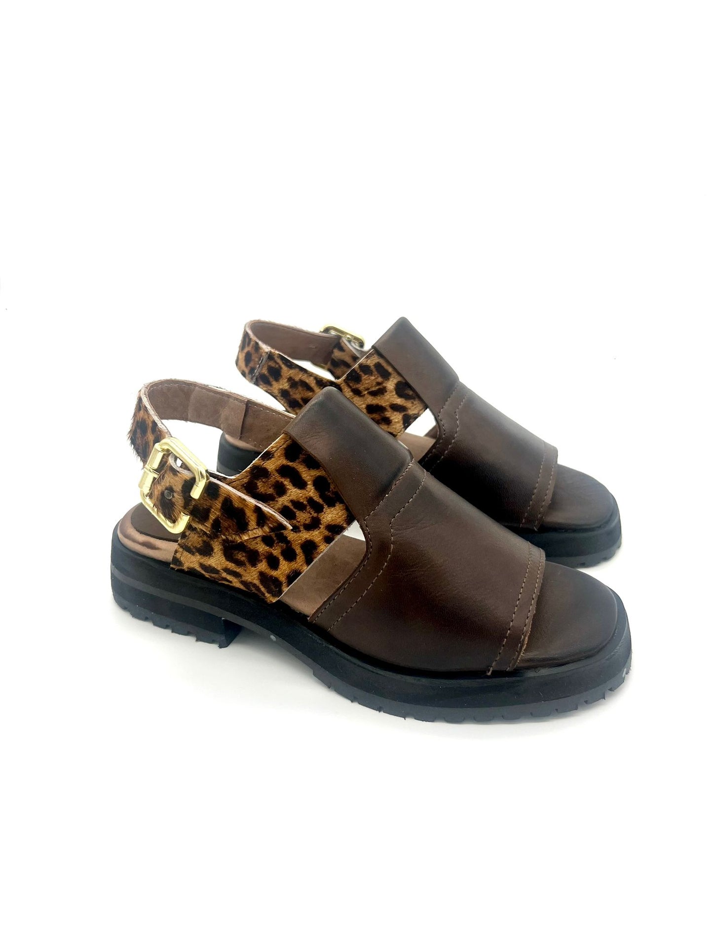 SANDALIA CAROLINE LEOPARDO