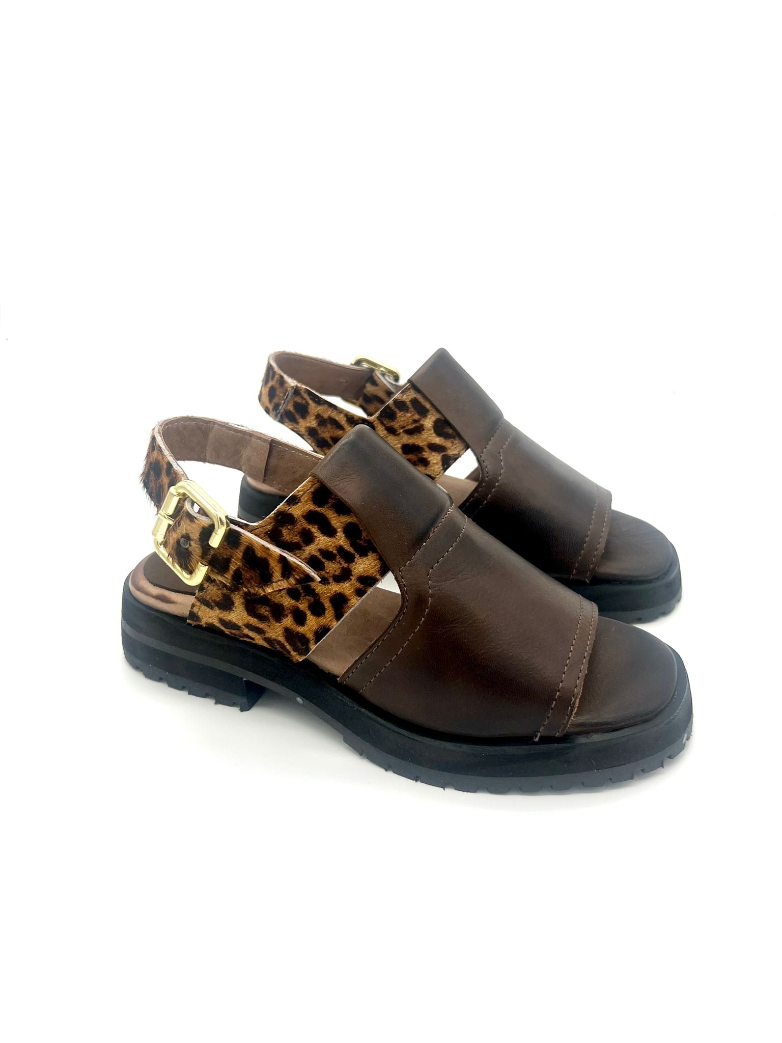 SANDALIA CAROLINE LEOPARDO