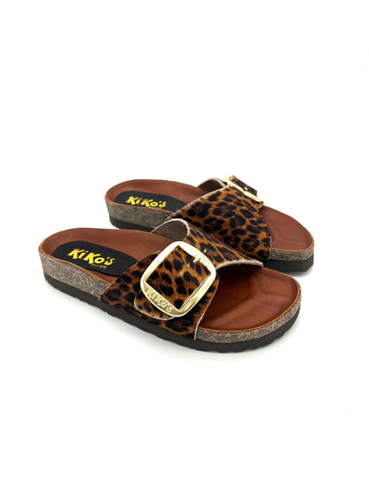 SANDALIA CLOVER 1 HEBILLA LEOPARDO