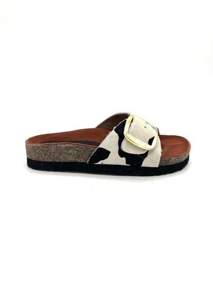 SANDALIA CLOVER 1 HEBILLA LEOPARDO