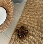 SANDALIA CLOVER 1 HEBILLA CHOCOLATE