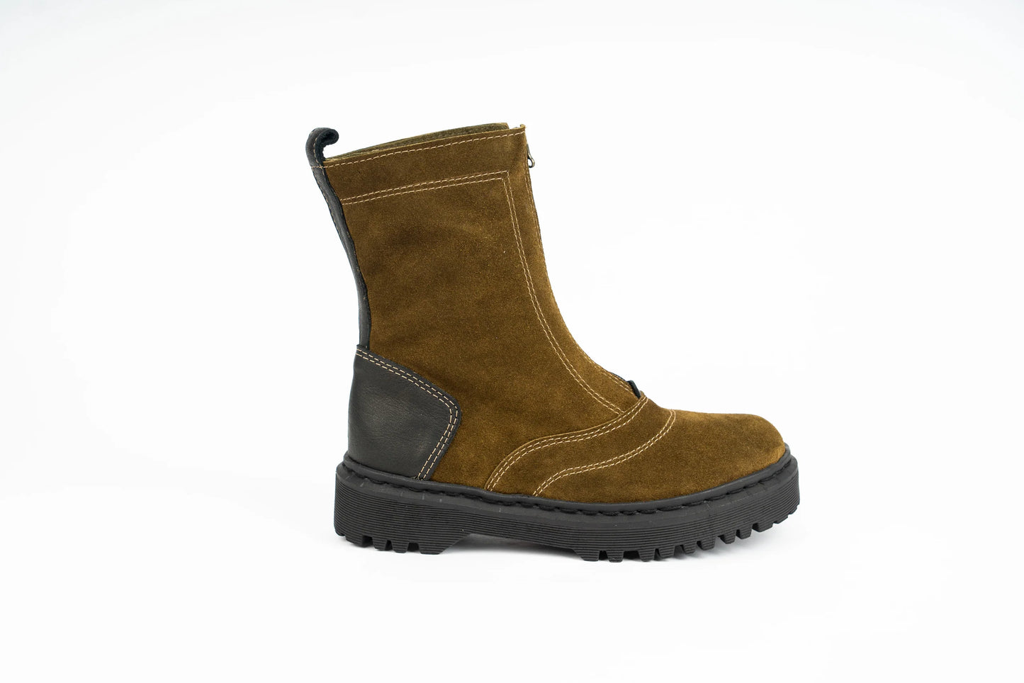 BOTA LULI VERDE GAMUZA
