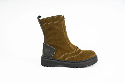 BOTA LULI VERDE GAMUZA