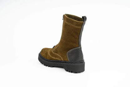BOTA LULI VERDE GAMUZA