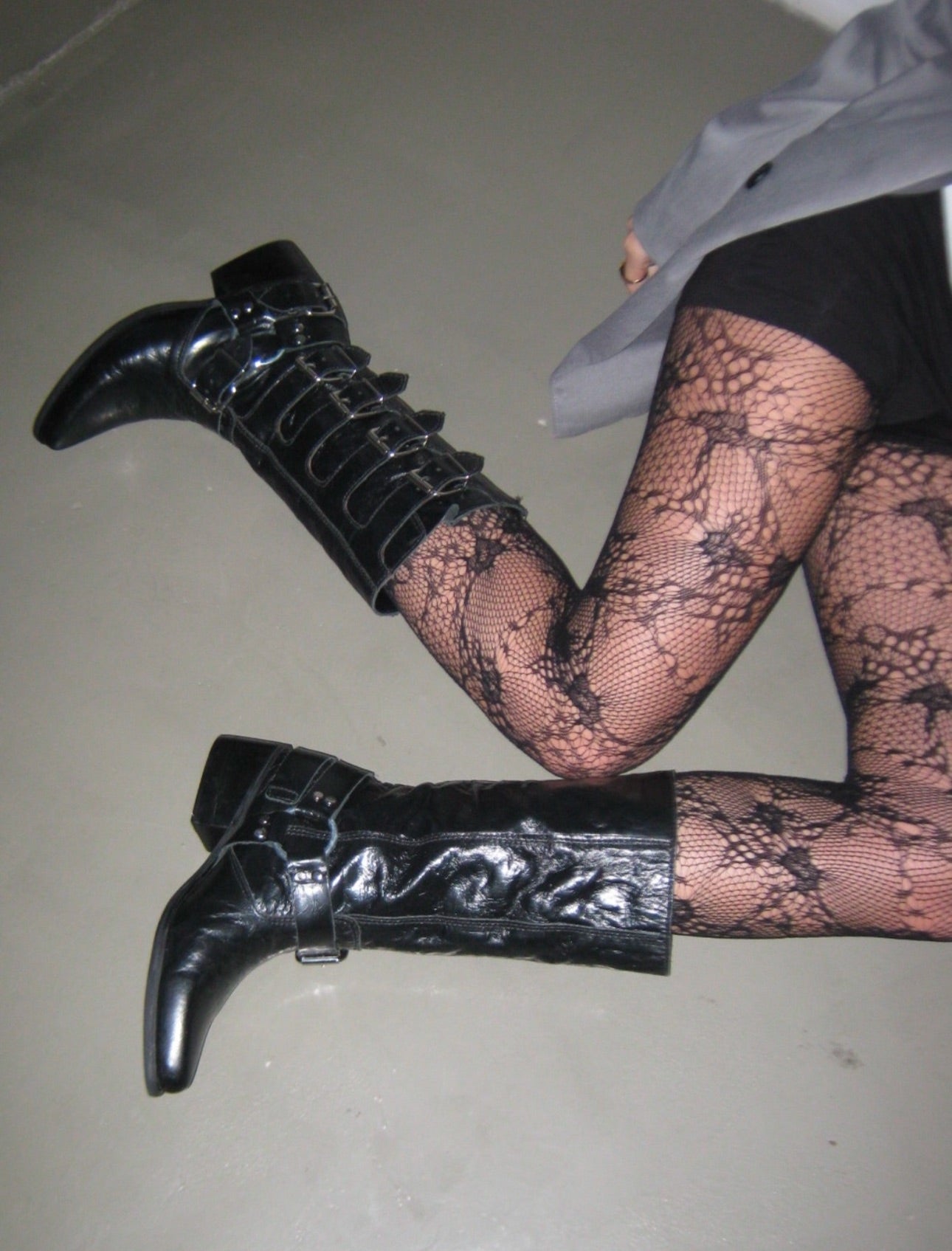 BIKER BOOT LARA NEGRO