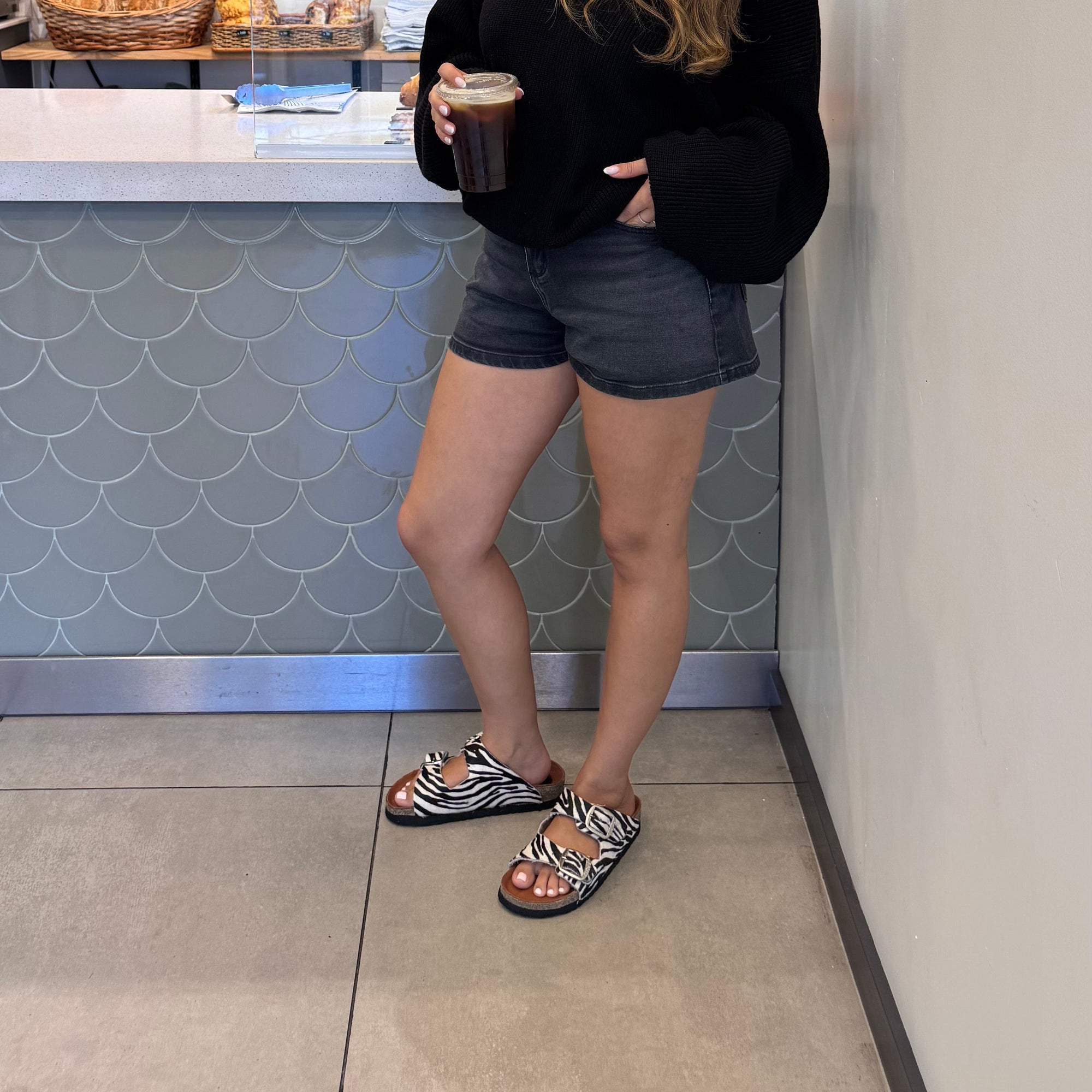 SANDALIA CLOVER 2 HEBILLAS ZEBRA