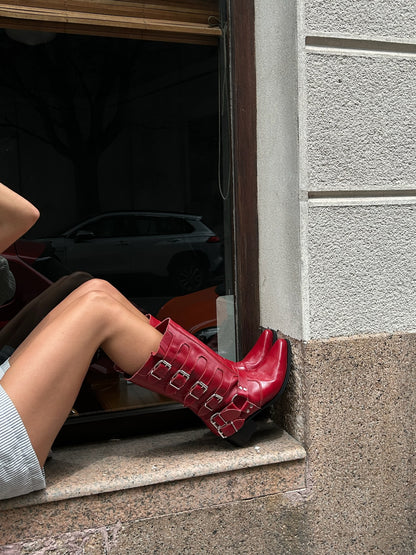 BIKER BOOT LARA NEGRO