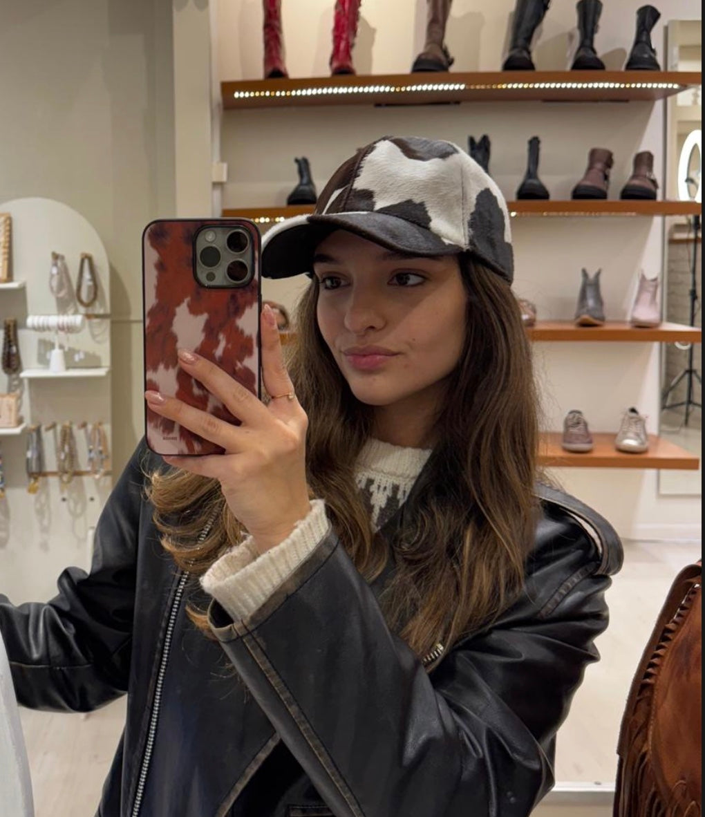 COWHIDE CAP