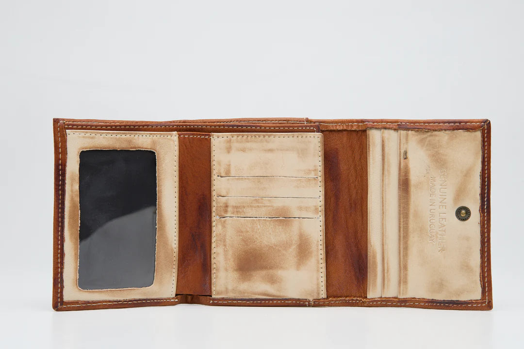 BILLETERA pelo terracota