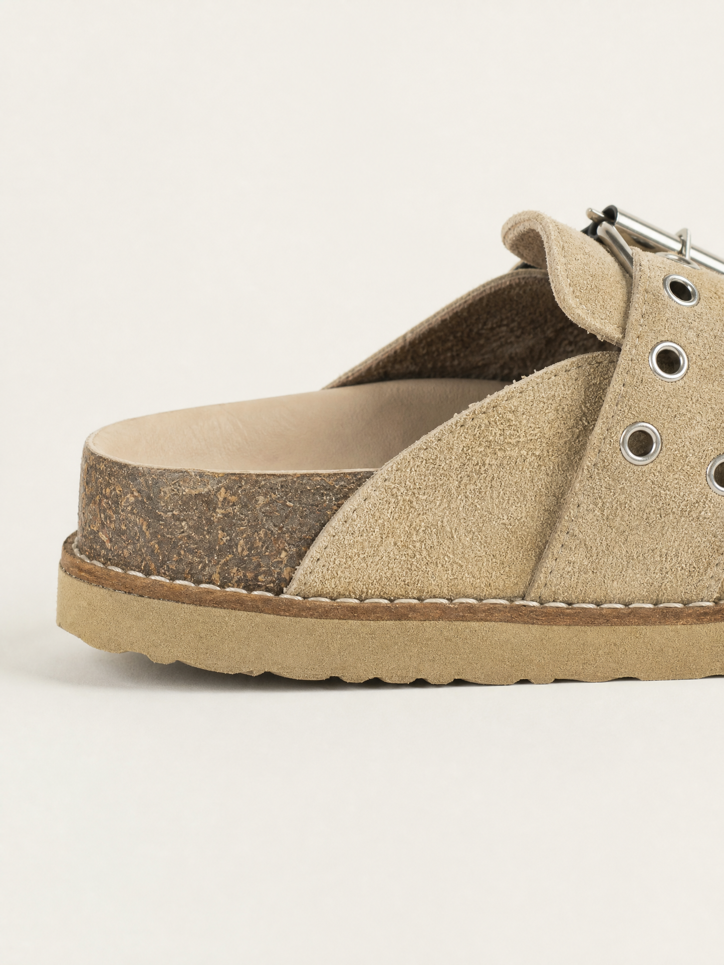 ZUECO BIMBA GAMUZA NATURAL