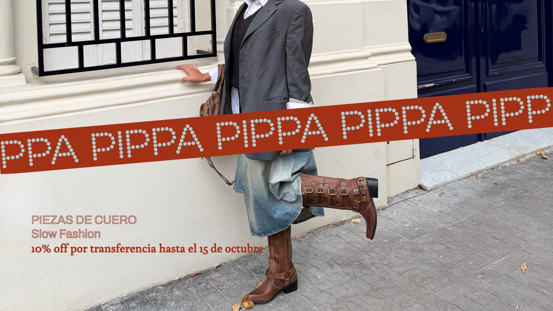 Pippa - Piezas de cuero, Slow Fashion, 10% off por transferencia
